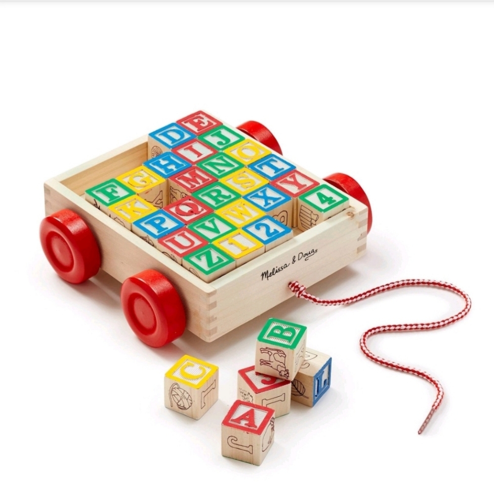 Melissa & Doug education wood blocks